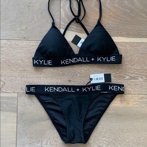 Kendall + Kylie brand band logo bikini medium